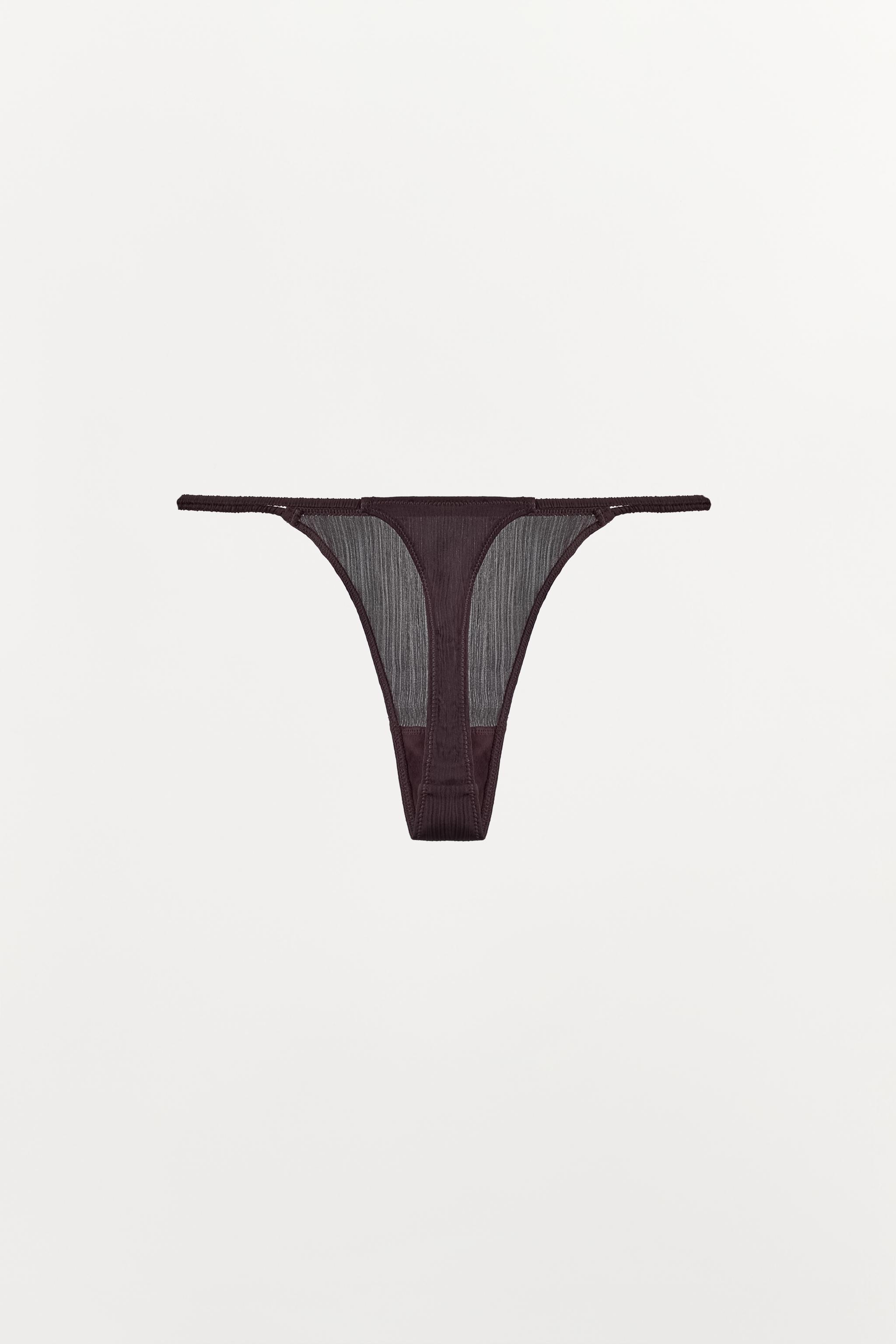 TEXTURED THONG